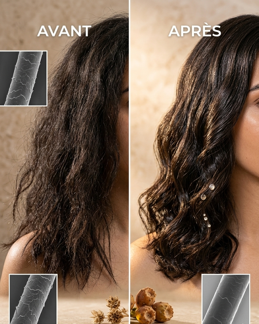 Huile de Pépins de Figue de Barbarie Bio - Élixir Régénérant Cheveux & Visage