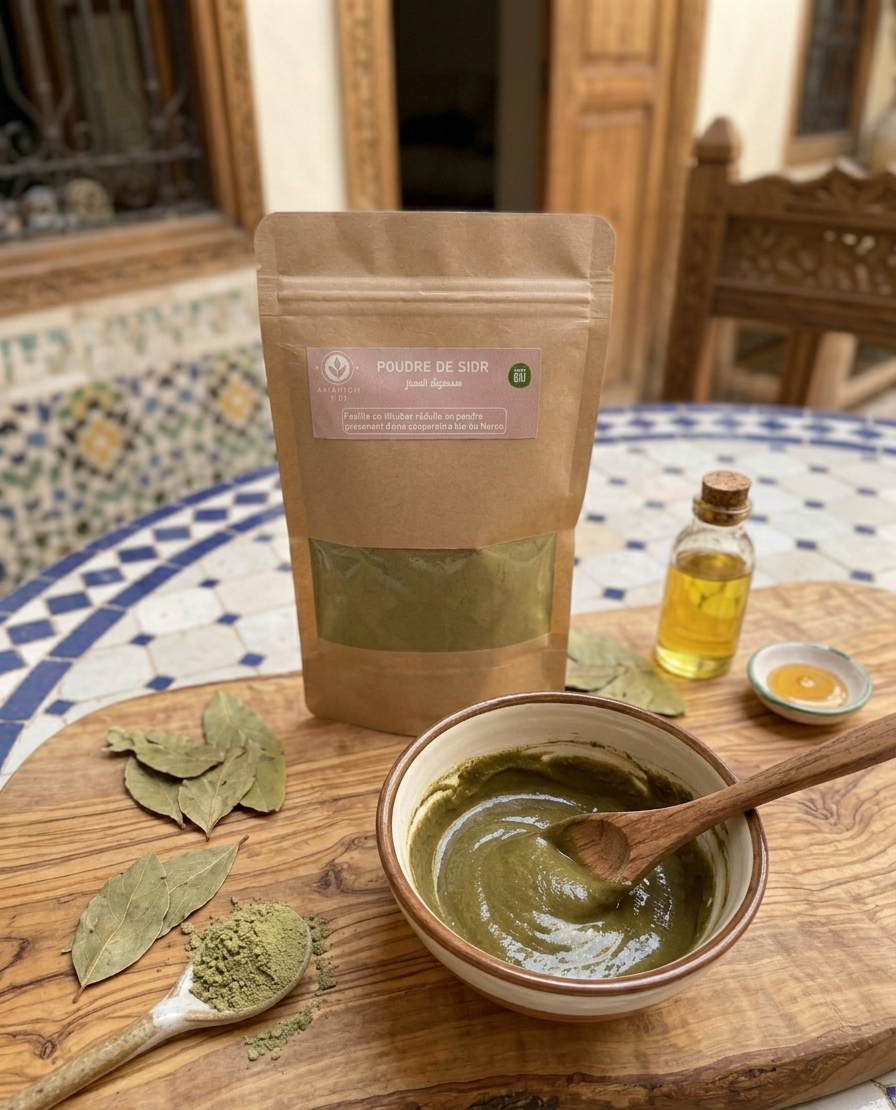 Poudre de Sidr Bio - Trésor Naturel du Maroc
