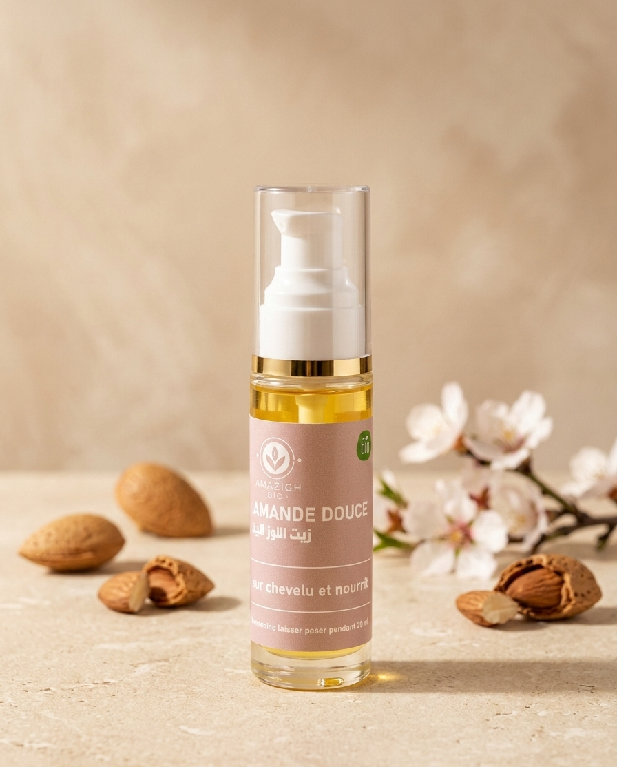 Huile d'Amande Douce Bio – Nutrition Intense