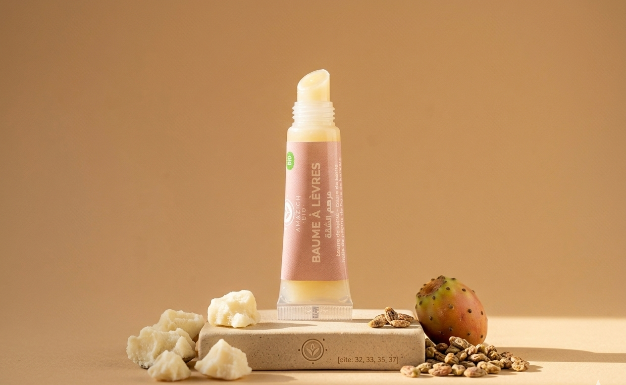 Baume à Lèvres Bio | Karité & Figue de Barbarie | Réparateur Intense