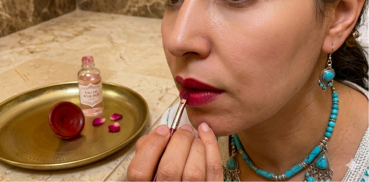 Aker Fassi Authentique - Rouge à Lèvres & Blush Berbère Naturel